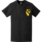 U.S. Army 1st Air Cavalry Brigade "Warriors" Logo Emblem Left Chest T-Shirt Tactically Acquired   