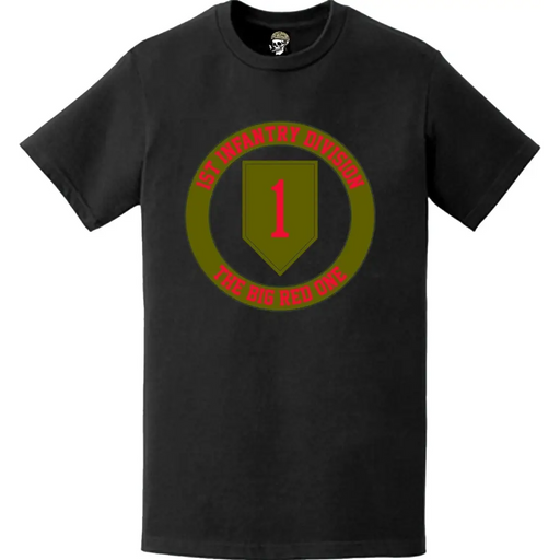 U.S. Army 1st Infantry Division (1st ID) "Big Red One" Circle Crest T-Shirt Tactically Acquired   