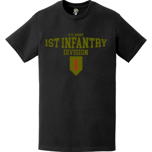 U.S. Army 1st Infantry Division (1st ID) Modern Design T-Shirt Tactically Acquired   