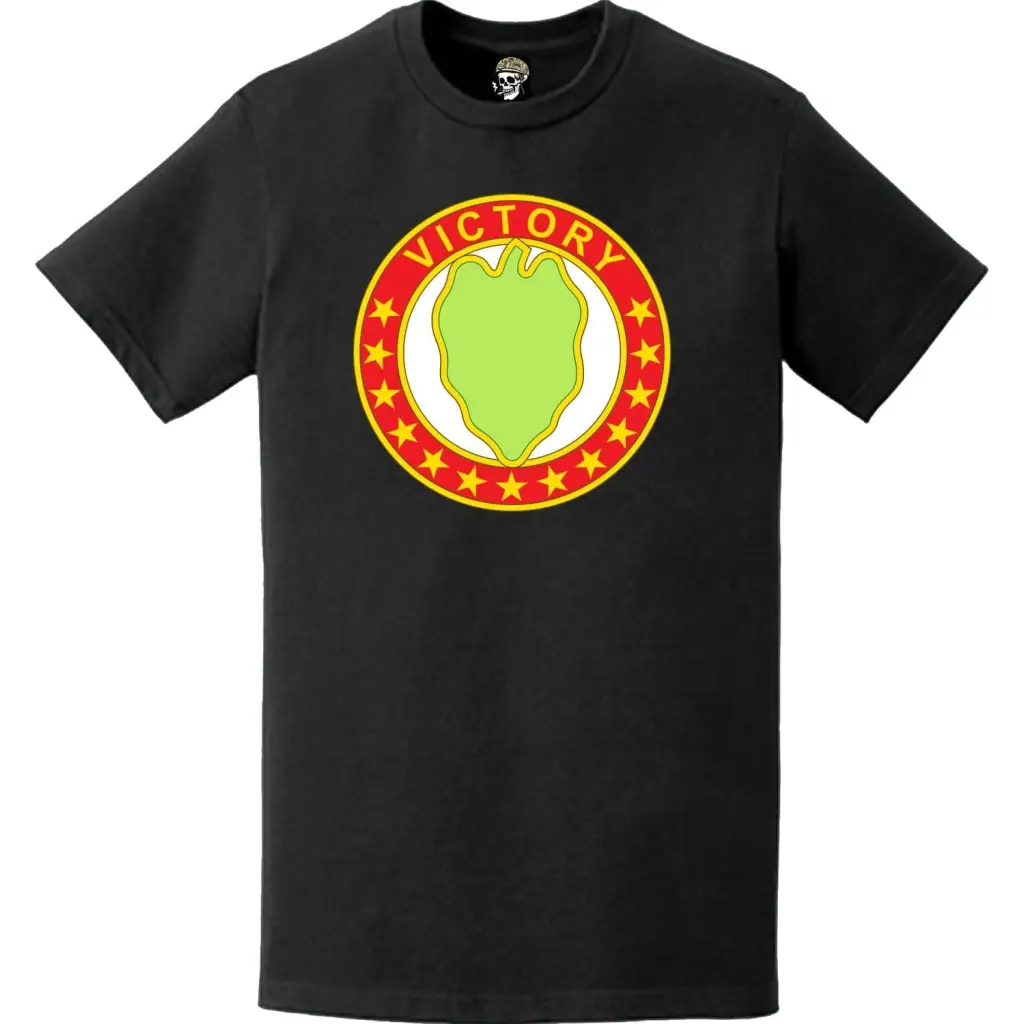 U.S. Army 24th Infantry Division (24th ID) DUI Logo T-Shirt Tactically Acquired   