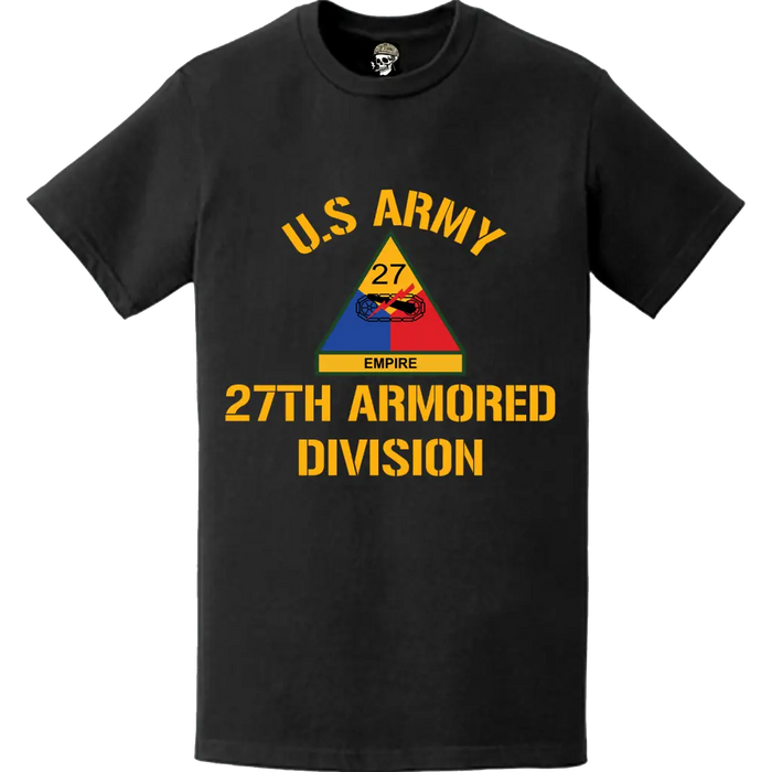 U.S. Army 27th Armored Division Logo T-Shirt Tactically Acquired   