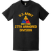 U.S. Army 27th Armored Division Logo T-Shirt Tactically Acquired   