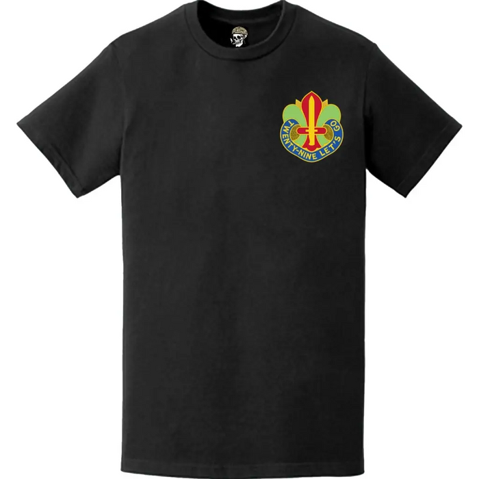 U.S. Army 29th Infantry Division (29th ID) DUI Logo Left Chest T-Shirt Tactically Acquired   