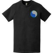 U.S. Army 29th Infantry Division (29th ID) SSI Logo Left Chest T-Shirt Tactically Acquired   