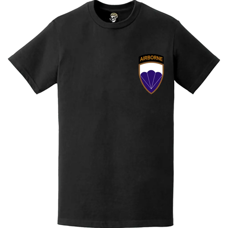 U.S. Army 6th Airborne Division Logo Emblem Left Chest T-Shirt