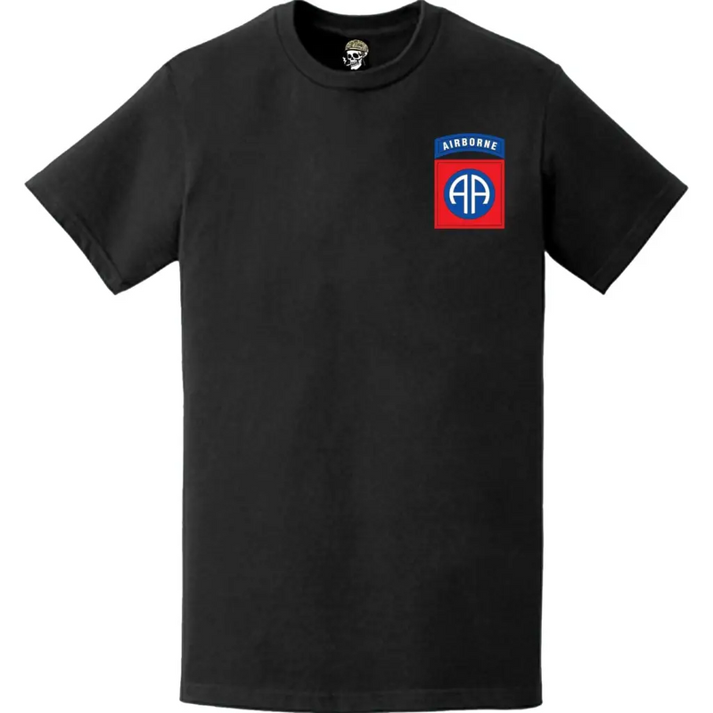 U.S. Army 82nd Airborne Division SSI Left Chest T-Shirt