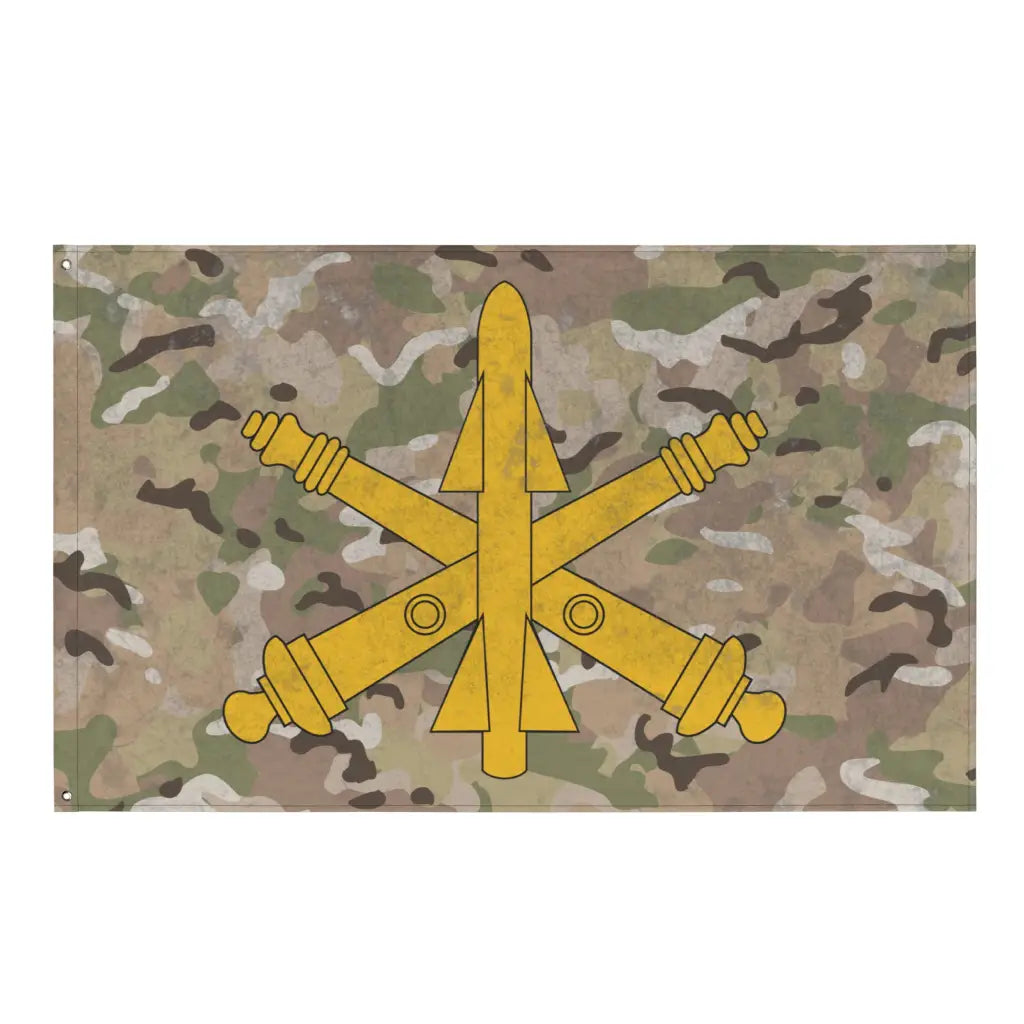 U.S. Army Air Defense Artillery Indoor Wall Flag Tactically Acquired Default Title  