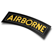 U.S. Army Airborne Tab Die-Cut Vinyl Sticker Decal Tactically Acquired   