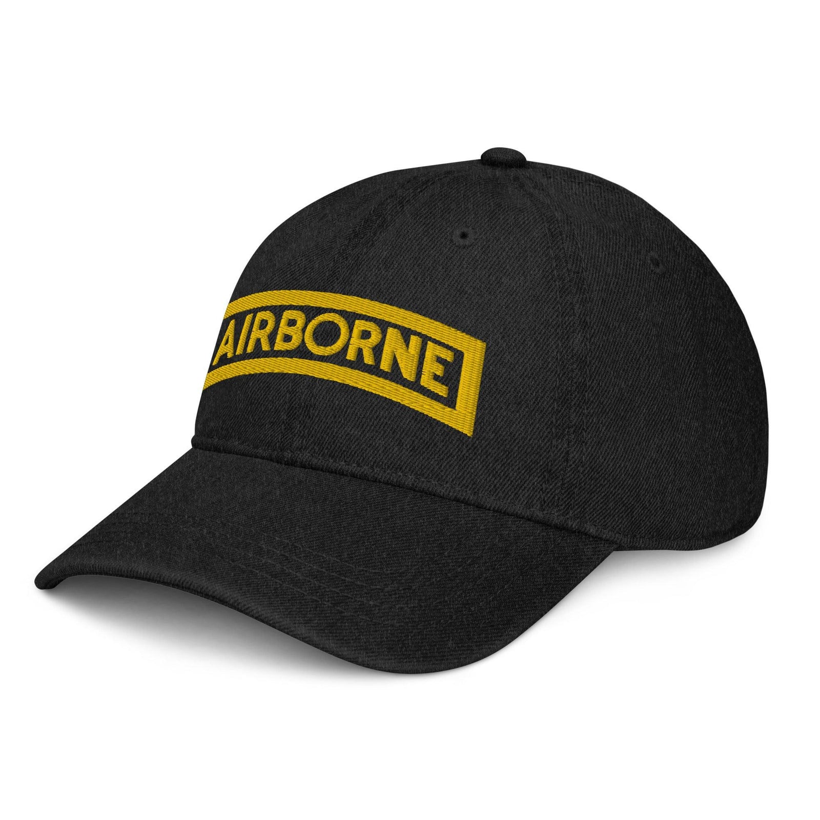 U.S. Army Airborne Tab Embroidered Denim Hat Tactically Acquired   