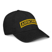 U.S. Army Airborne Tab Embroidered Denim Hat Tactically Acquired   