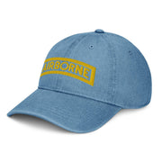 U.S. Army Airborne Tab Embroidered Denim Hat Tactically Acquired   