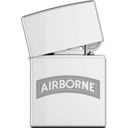 U.S. Army Airborne Tab Engraved Zippo Lighter Tactically Acquired   