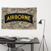 U.S. Army Airborne Tab OCP Camo Indoor Wall Flag Tactically Acquired   
