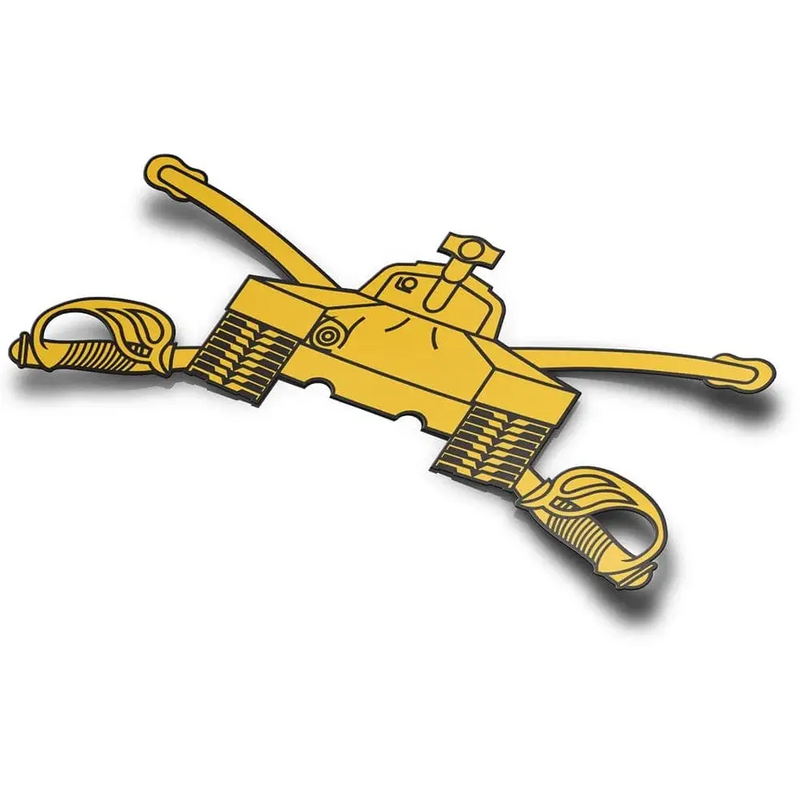 U.S. Army Armor Branch Emblem Die-Cut Vinyl Sticker Decal
