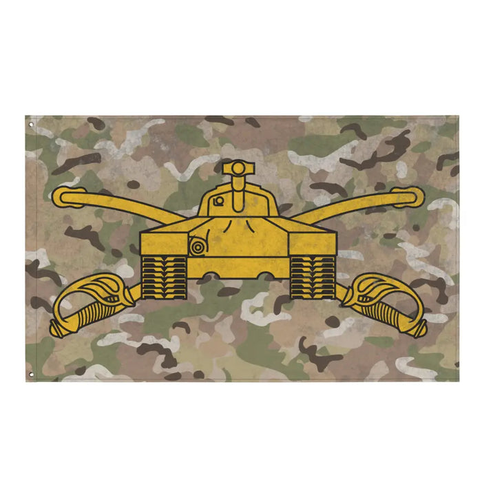 U.S. Army Armor Branch OCP Camo Indoor Wall Flag Tactically Acquired Default Title  