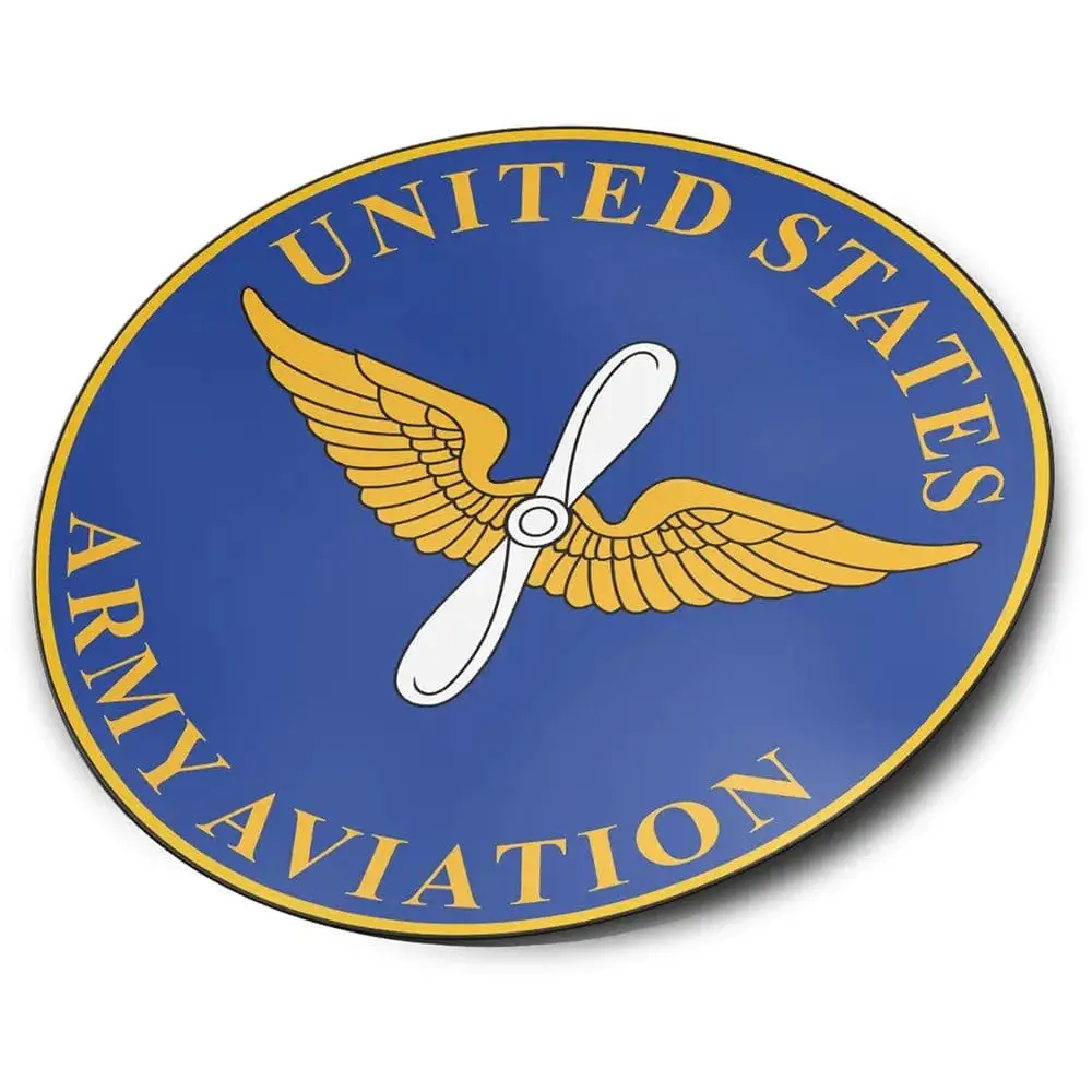 U.S. Army Aviation Branch Plaque Die-Cut Vinyl Sticker Decal Tactically Acquired   