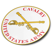 U.S. Army Cavalry Branch Plaque Die-Cut Vinyl Sticker Decal Tactically Acquired   