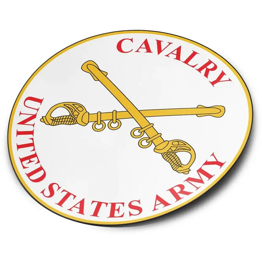 U.S. Army Cavalry Branch Plaque Die-Cut Vinyl Sticker Decal Tactically Acquired   