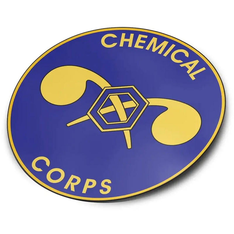 U.S. Army Chemical Corps Branch Die-Cut Vinyl Sticker Decal