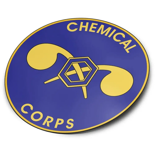 U.S. Army Chemical Corps Branch Die-Cut Vinyl Sticker Decal Tactically Acquired   