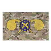 U.S. Army Chemical Corps Branch OCP Camo Indoor Wall Flag Tactically Acquired Default Title  