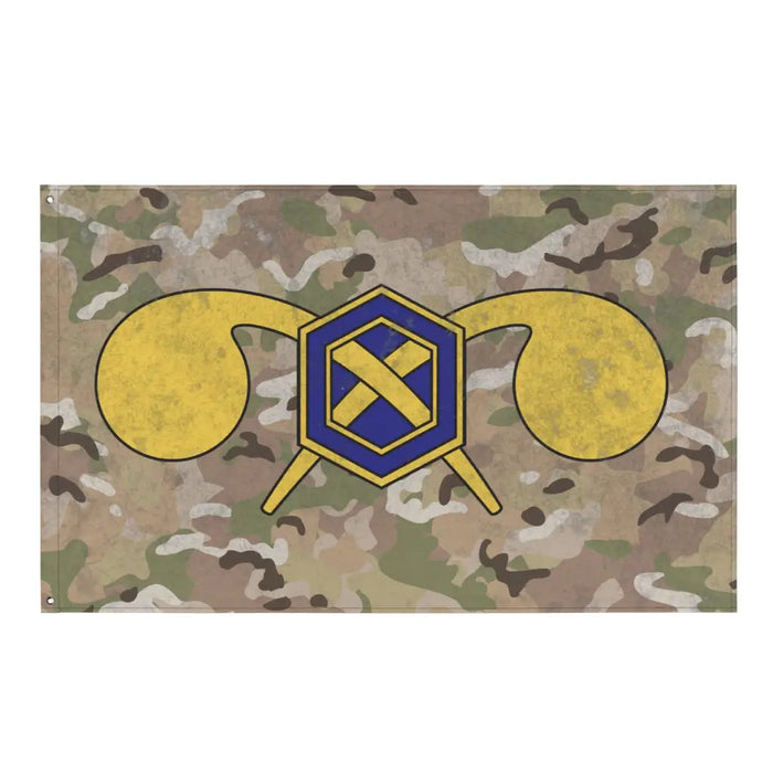 U.S. Army Chemical Corps Branch OCP Camo Indoor Wall Flag Tactically Acquired Default Title  