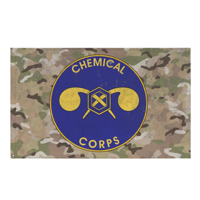 U.S. Army Chemical Corps OCP Camo Indoor Wall Flag