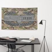 U.S. Army Combat Action Badge Indoor Wall Flag Tactically Acquired   