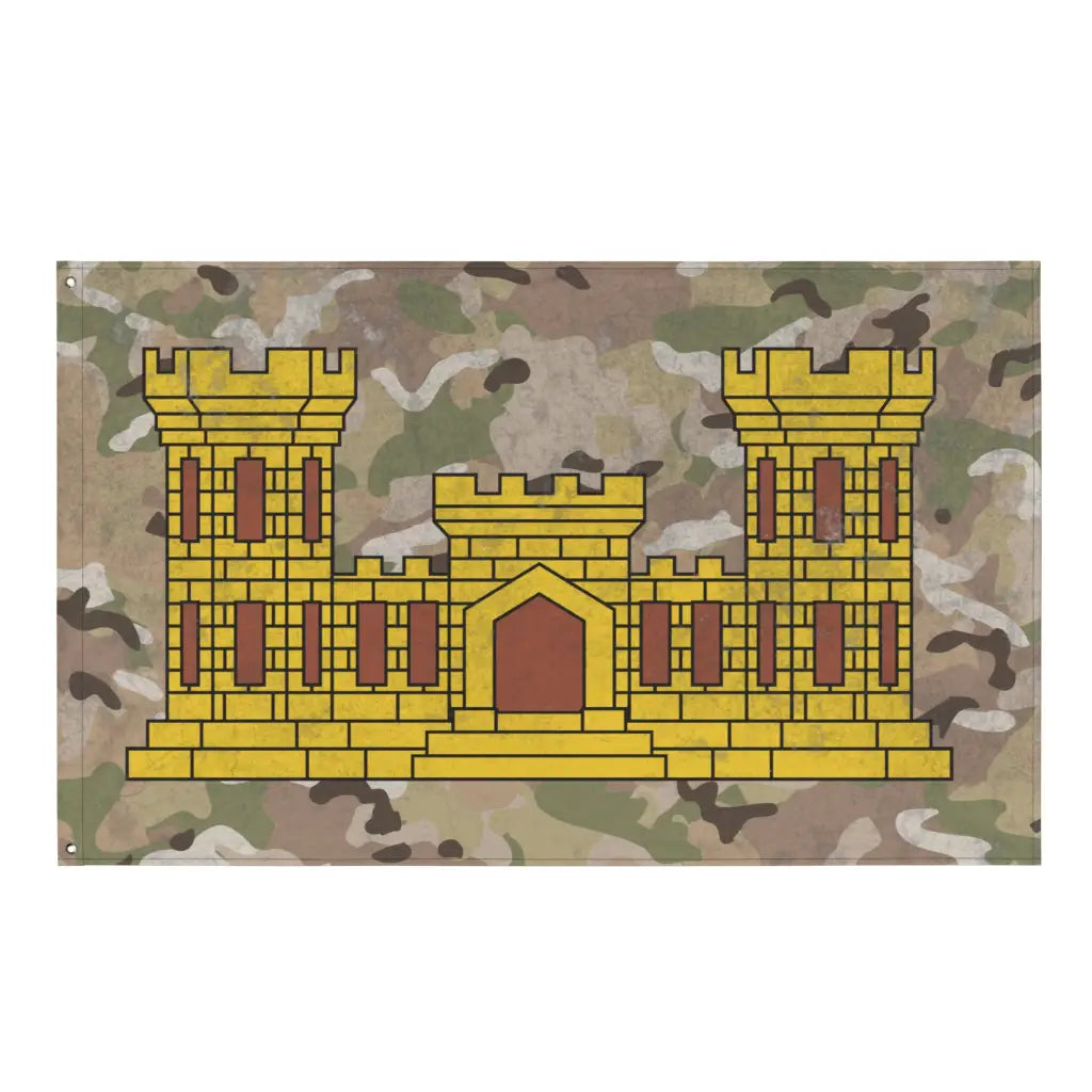 U.S. Army Corps of Engineers (USACE) Castle Indoor Wall Flag