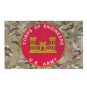 U.S. Army Corps of Engineers (USACE) Plaque Indoor Wall Flag Tactically Acquired Default Title  