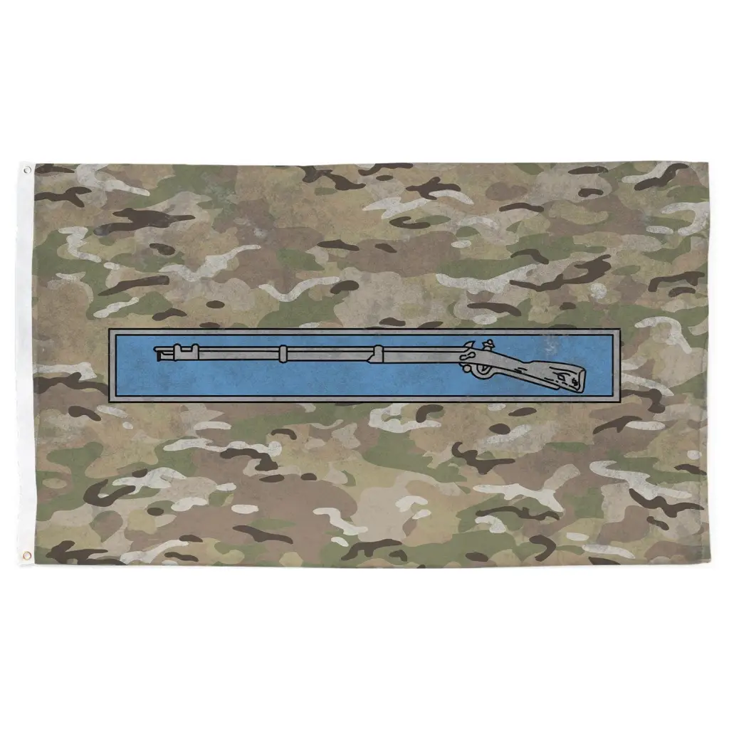 U S Army Expert Infantryman Badge Eib Indoor Wall Flag