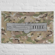 U.S. Army Expert Soldier Badge (ESB) Indoor Wall Flag Tactically Acquired   
