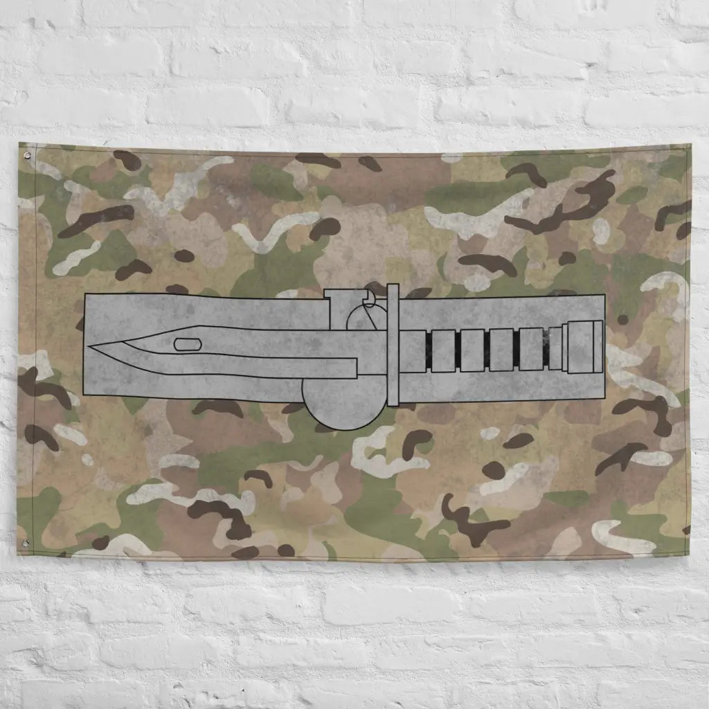 U.S. Army Expert Soldier Badge (ESB) Indoor Wall Flag Tactically Acquired   