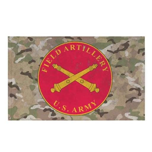 U.S. Army Field Artillery Branch Plaque Indoor Wall Flag Tactically Acquired Default Title  