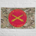 U.S. Army Field Artillery Branch Plaque Indoor Wall Flag Tactically Acquired   