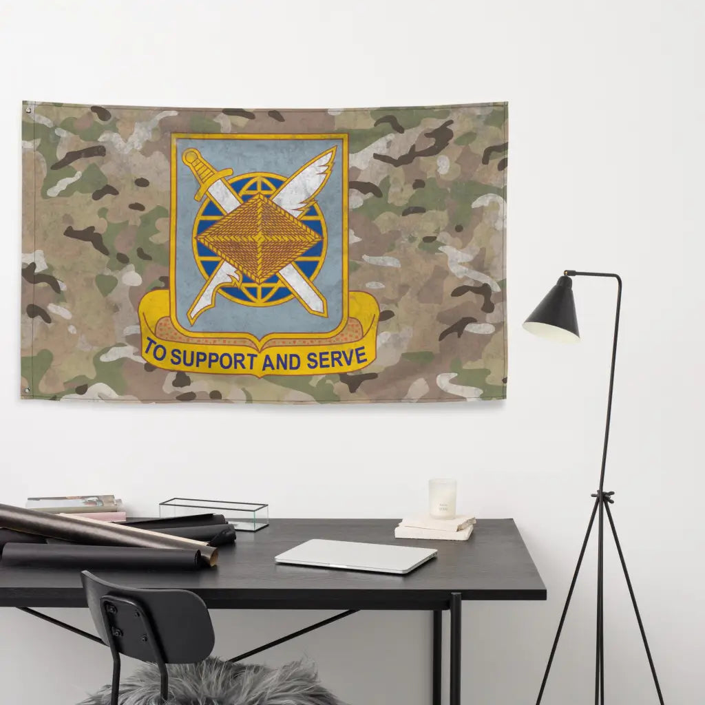 U.S. Army Finance Corps Branch Indoor Wall Flag Tactically Acquired   