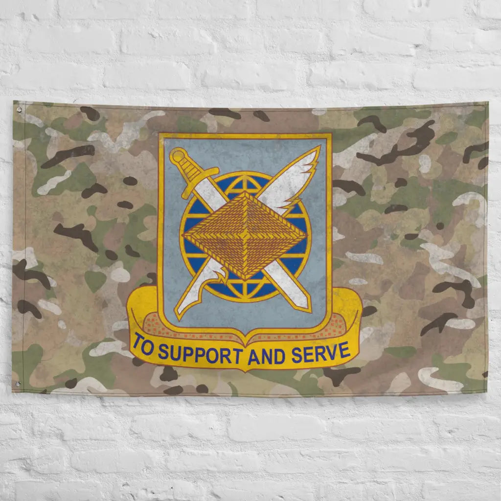 U.S. Army Finance Corps Branch Indoor Wall Flag Tactically Acquired   