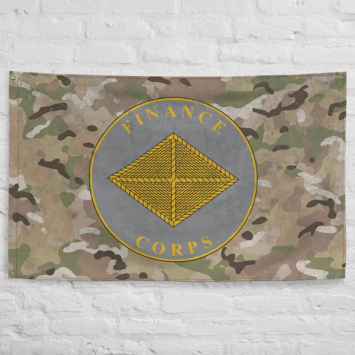 U.S. Army Finance Corps Branch Plaque Indoor Wall Flag Tactically Acquired   