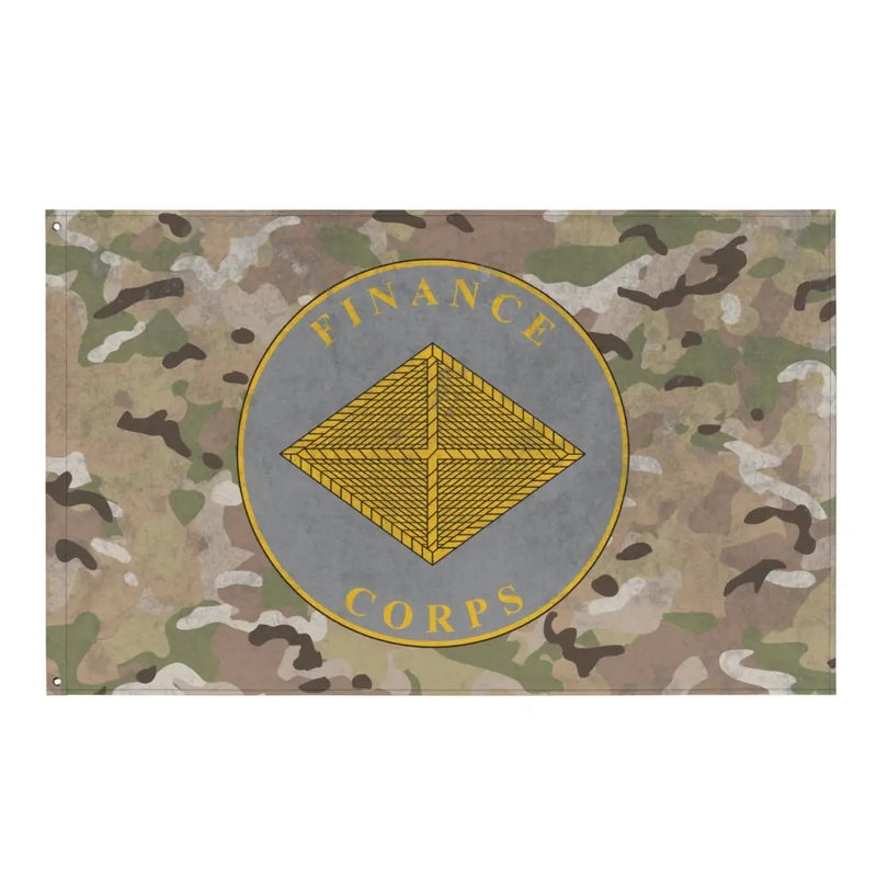 米陸軍財務隊部隊旗 屋内壁用旗