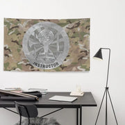 U.S. Army Instructor Badge Indoor Wall Flag Tactically Acquired   