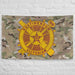 U.S. Army Logistics Branch Emblem Indoor Wall Flag Tactically Acquired   