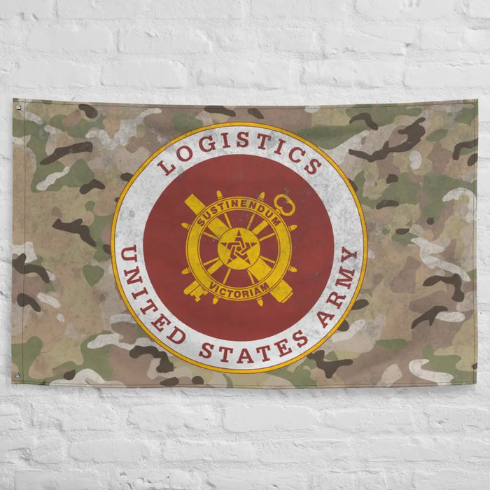 U.S. Army Logistics Branch Plaque Indoor Wall Flag Tactically Acquired   