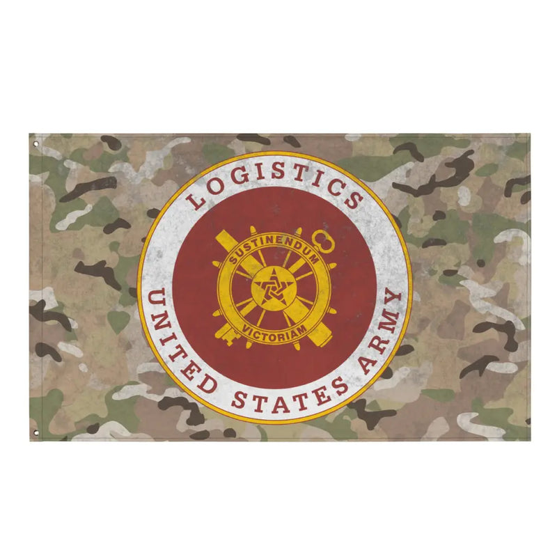 U.S. Army Logistics Branch Plaque Indoor Wall Flag