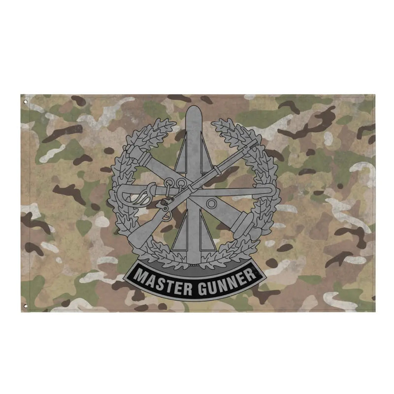 U.S. Army Master Gunner Badge Indoor Wall Flag