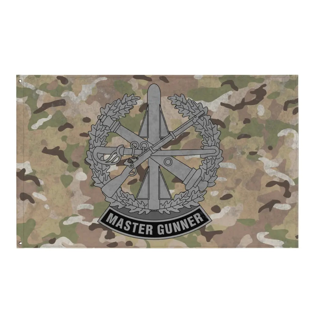 U.S. Army Master Gunner Badge Indoor Wall Flag Tactically Acquired Default Title  