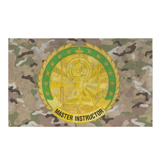 U.S. Army Master Instructor Badge Indoor Wall Flag Tactically Acquired Default Title  