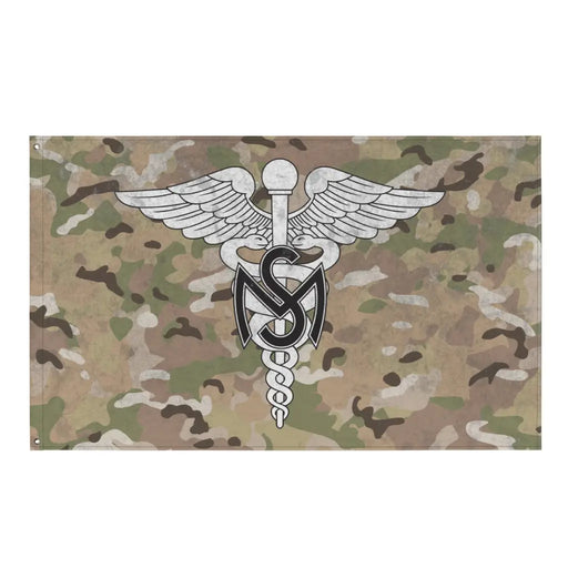 U.S. Army Medical Service Corps Indoor Wall Flag Tactically Acquired Default Title  