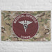 U.S. Army Medical Service Corps Branch Plaque Indoor Wall Flag Tactically Acquired   