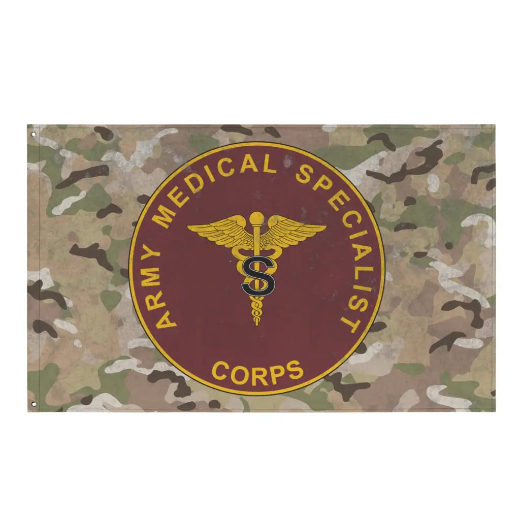 U.S. Army Medical Specialist Corps Branch Plaque Indoor Wall Flag Tactically Acquired Default Title  
