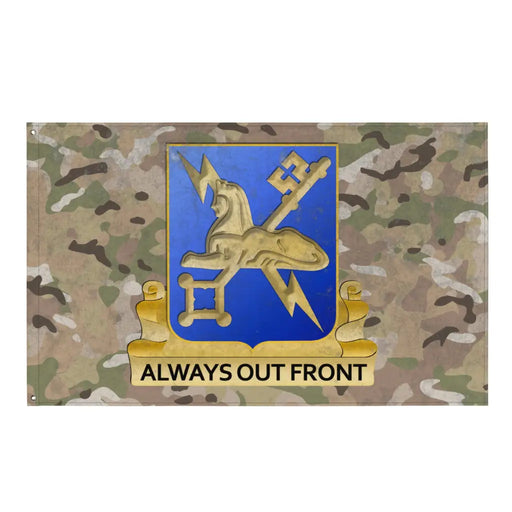 U.S. Army Military Intel Corps 'Always Out Front' Indoor Wall Flag Tactically Acquired Default Title  